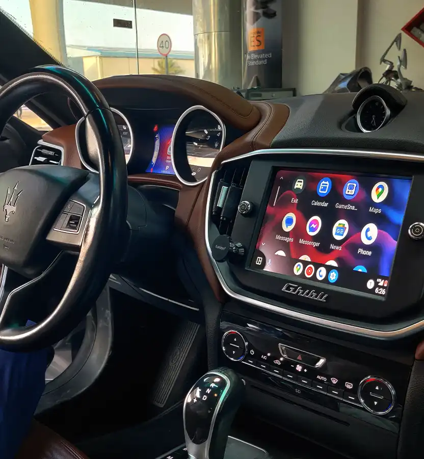 alt="android car audio system"